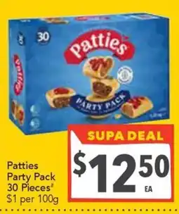 Supa Valu Patties Party Pack offer