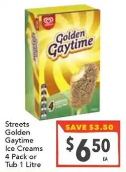 Supa Valu Streets Golden Gaytime Ice Creams offer