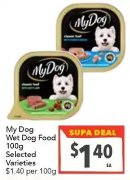Supa Valu My Dog Wet Dog Food offer