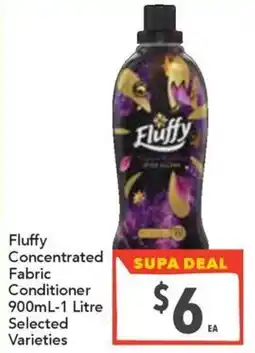 Supa Valu Fluffy Concentrated Fabric Conditioner offer