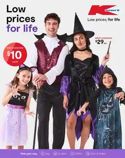 Kmart Kmart adult costumes offer