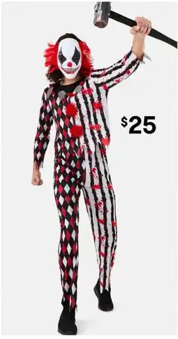 Kmart Clown Costume offer
