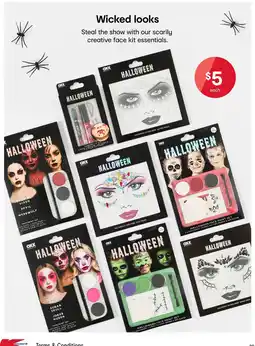 Kmart OXX Halloween face paint set offer
