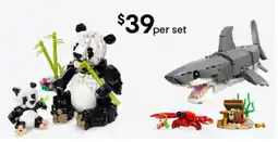 Kmart LEGO Creator Panda and Shark offer