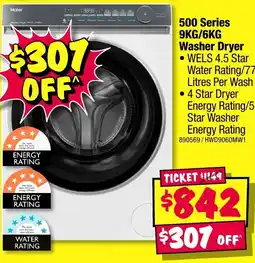 JB Hi-Fi Haier 500 Series Washer Dryer offer