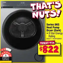 JB Hi-Fi Haier Heat Pump Dryer offer