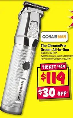 JB Hi-Fi Conairman The ChromePro Groom All-In-One offer