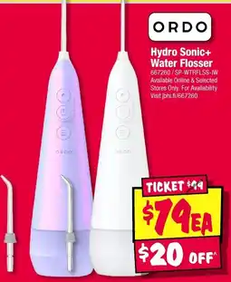 JB Hi-Fi Ordo Hydro Sonic+ Water Flosser offer