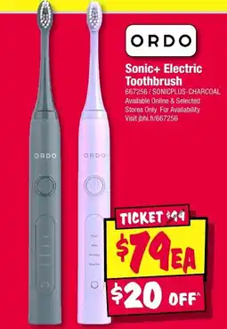 JB Hi-Fi Ordo Sonic+ Electric Toothbrush offer