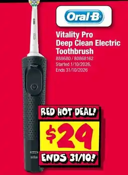 JB Hi-Fi Oral-B Vitality Pro Deep Clean Electric Toothbrush offer