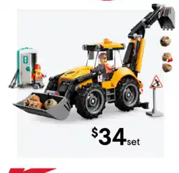 Kmart lego excavator offer