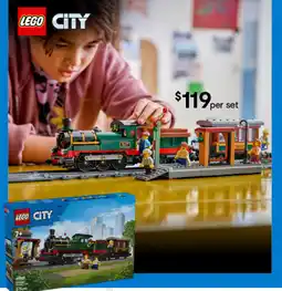 Kmart LEGO CITY Vintage Green Train offer