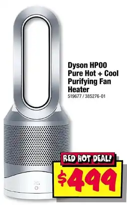 JB Hi-Fi Dyson HP00 Pure Hot + Cool Purifying Fan Heater offer