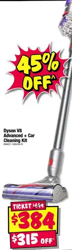 JB Hi-Fi Dyson V8 Advanced + Car Cleaning Kit offer
