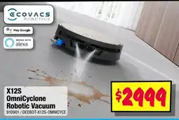 JB Hi-Fi Ecovacs Robotics X12S OmniCyclone Robotic Vacuum offer