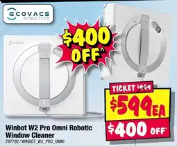 JB Hi-Fi EcoVacs Winbot W2 Pro Omni Robotic Window Cleaner offer
