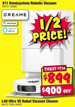 JB Hi-Fi DREAME X11 Omnicyclone Robotic Vacuum offer
