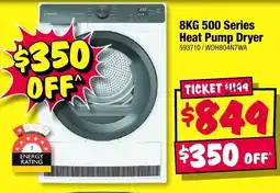 JB Hi-Fi 8KG 500 Series Heat Pump Dryer offer