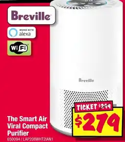 JB Hi-Fi Breville The Smart Air Viral Compact Purifier offer