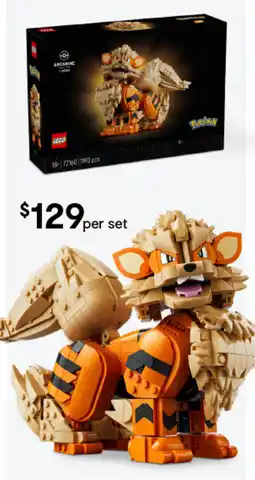 Kmart LEGO Pokémon Growlithe offer