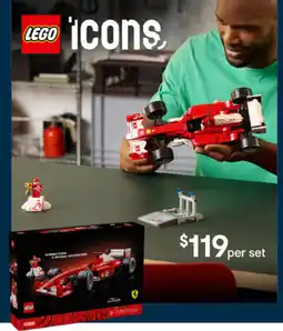 Kmart LEGO Icons Ferrari F2004 & Michael Schumacher offer