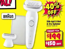 JB Hi-Fi Braun Silk-épil 9 Wet & Dry Epilator offer