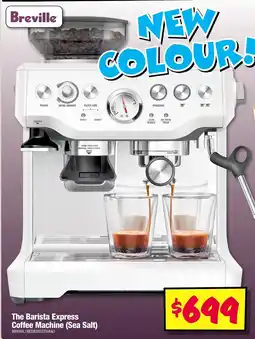 JB Hi-Fi Breville The Barista Express Coffee Machine (Sea Salt) offer