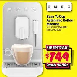JB Hi-Fi SMEG Bean To Cup Automatic Coffee Machine offer