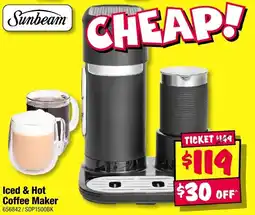 JB Hi-Fi Sunbeam Iced & Hot Coffee Maker offer