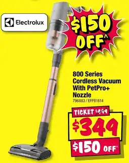 JB Hi-Fi Electrolux 800 Series Cordless Vacuum With PetPro+ Nozzle offer