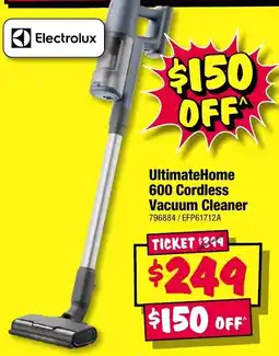 JB Hi-Fi Electrolux UltimateHome 600 Cordless Vacuum Cleaner offer