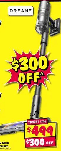 JB Hi-Fi Dreame 2 Stick Vacuum offer