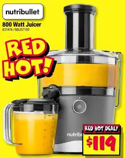 JB Hi-Fi nutribullet 800 Watt Juicer offer