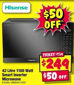 JB Hi-Fi Hisense Smart Inverter Microwave offer