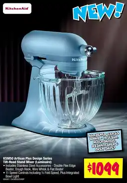 JB Hi-Fi KitchenAid Tilt-Head Stand Mixer (Luminaire) offer