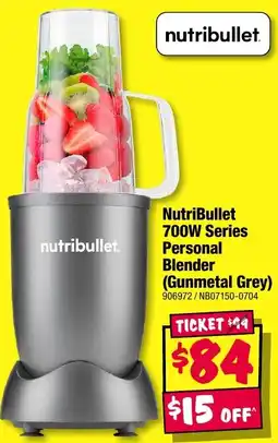 JB Hi-Fi NutriBullet 700W Series Personal Blender (Gunmetal Grey) offer