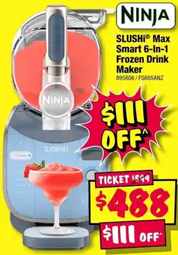 JB Hi-Fi Ninja Slushi Max Smart 6-In-1 Frozen Drink Maker offer