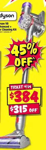 JB Hi-Fi Dyson V8 Advanced + Floor Cleaning Kit offer