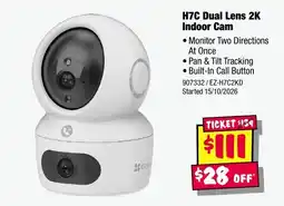 JB Hi-Fi EZVIZ H7C Dual Lens 2K Indoor Cam offer