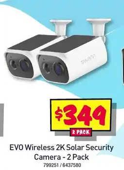 JB Hi-Fi Swann EVO Wireless 2K Solar Security Camera offer