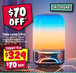 JB Hi-Fi Table Lamp 2 Pro Govee offer