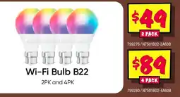 JB Hi-Fi Wi-Fi Bulb B22 offer