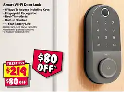JB Hi-Fi Smart Wi-Fi Door Lock tapo offer