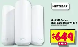JB Hi-Fi Netgear Orbi 370 Series Dual-Band Mesh Wi-Fi 7 offer