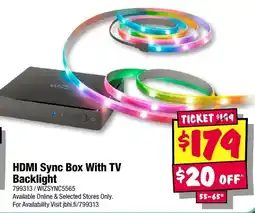 JB Hi-Fi HDMI Sync Box With TV Backlight offer