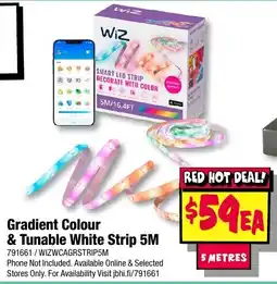 JB Hi-Fi WiZ Gradient Colour & Tunable White Strip 5M offer