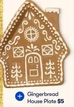 BIG W Gingerbread House Plate offer