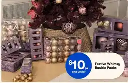BIG W Festive Whimsy Bauble Packs offer