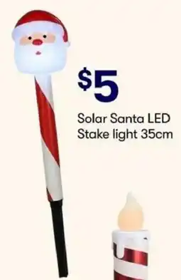 BIG W Solar Santa LED Stake light offer