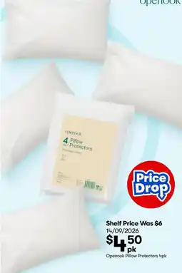 BIG W Openook Pillow Protectors offer